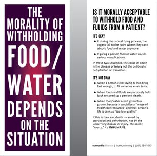 The Morality of Withholding Food/Water Depends